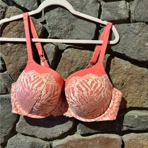 Torrid Coral Lace Bra